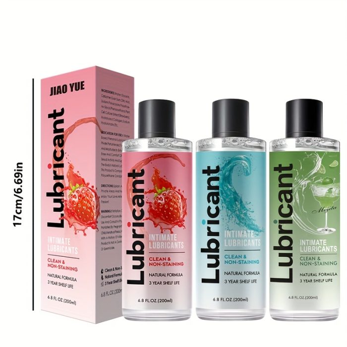 3pcs Water Based Personal Lubricant | Non-Greasy, Suitable For Sex Toys, 6.76Oz - Image 12
