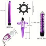 23pcs Bondage Sex Kit ForCouples-Beginners Set with Vibrators, Lingerie.Handcuffs, Whip, Blindfold & More - Image 2