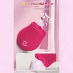 Dildo - Sucking Vibrator Rose Sex Toy G Spot Vibrator - Clitoral Nipple Massage Sucking Vibrator - Bullet Vibrator Dildo - 10 Powerful Modes, Anal Toys For Couple, Woman Pleasures Toy Valentine'S Day Gift - Image 8