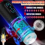Automatic Male Men -9 Rotary Thrustingu002FSucking Modes, Adult Pocket for Men, Male Massage Cup for Stimulation for Couples, Male Stroker Male Masturbation Toy Men'S Men, Gay - Image 3