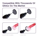 Dildo -  Sex Machine With Accessories, Up To 8 Accessories, Sex Machine For Women Thrusting Machines, Thrusting Dildo Machine With Attachments & 3XLR Connector For Women - Image 8
