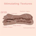 3in 1 Realistic Vagina Anal Sex Doll Pocket Pussy Love Doll Male Masturbator for Men Male - Image 4