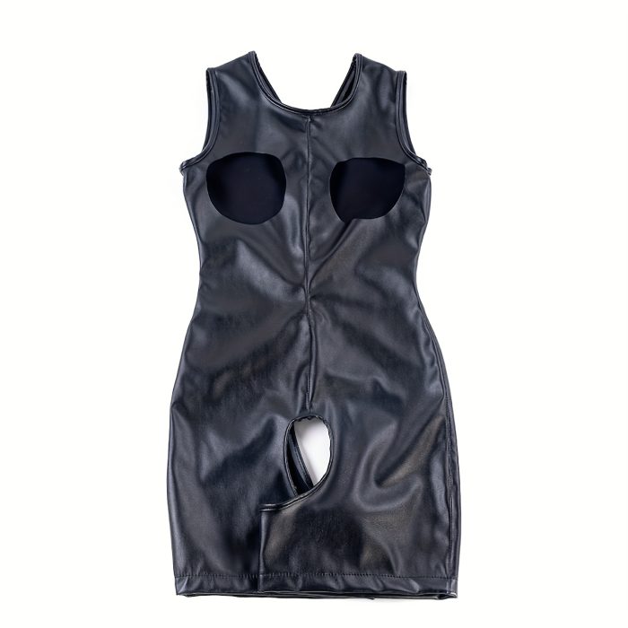 Cleavage Open Jumpsuit Lacing Mummy Bag Adult Cosplay Costume SM Restraints Hollow Breast Tightly Sexy Dress - Image 6