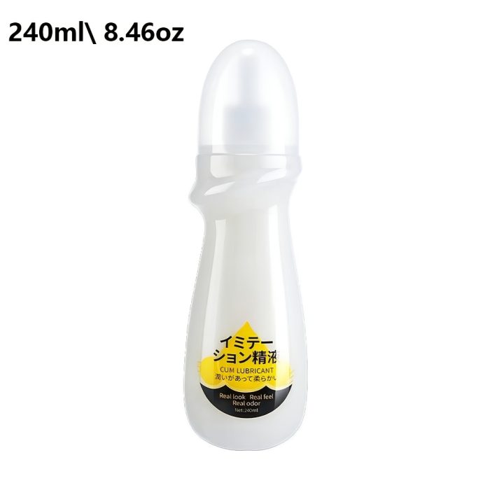 White Simulated Semen Lubricant- Anal Lube for All Settings | Compatible with Vibrators & Couples, Safe for Men & Women - Image 4