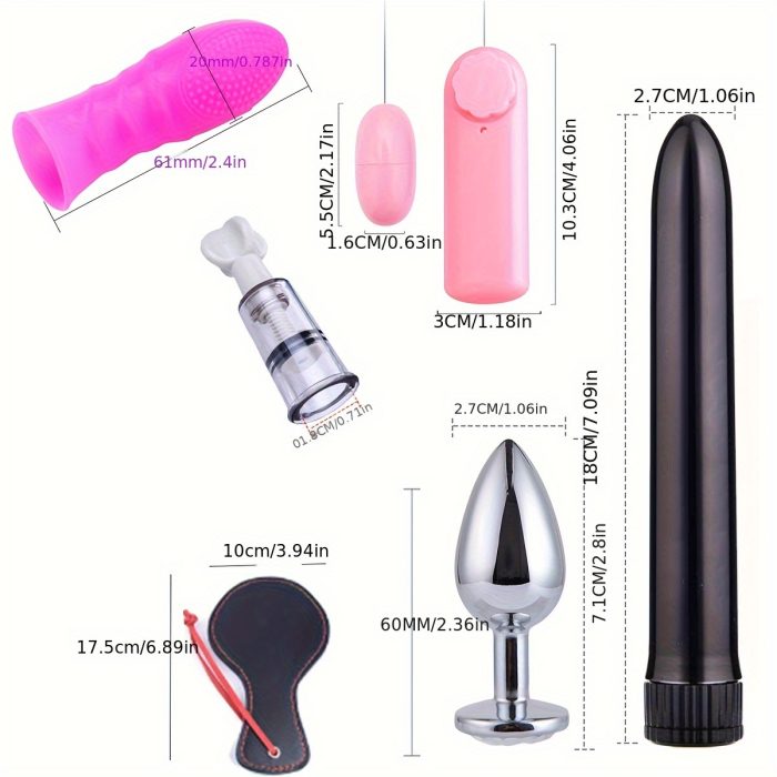 Bondage Kit 29pcs Bondage Kit - Bed Bondage Sex Toys for Women and Couples - Cuffs Blindfolded Spanking Clap Black - Image 4