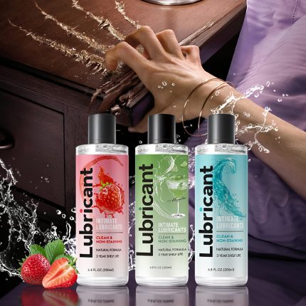 3pcs Water Based Personal Lubricant | Non-Greasy, Suitable For Sex Toys, 6.76Oz