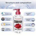 16 FL.OZ. Hanidoll Silky Smooth Water-Based Lubricant | Hypoallergenic & Unscented Personal Lube For Sensitive Skin | Long-Lasting, Easy Clean-Up Formula | Safe For Couples, Men & Women | Condom & Toy Compatible, Lubrication Gel For Valentine'S Day - Image 6