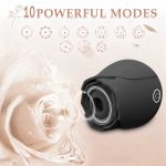 Dildo - Sucking Vibrator Rose Sex Toy G Spot Vibrator - Clitoral Nipple Massage Sucking Vibrator - Bullet Vibrator Dildo - 10 Powerful Modes, Anal Toys For Couple, Woman Pleasures Toy Valentine'S Day Gift - Image 14