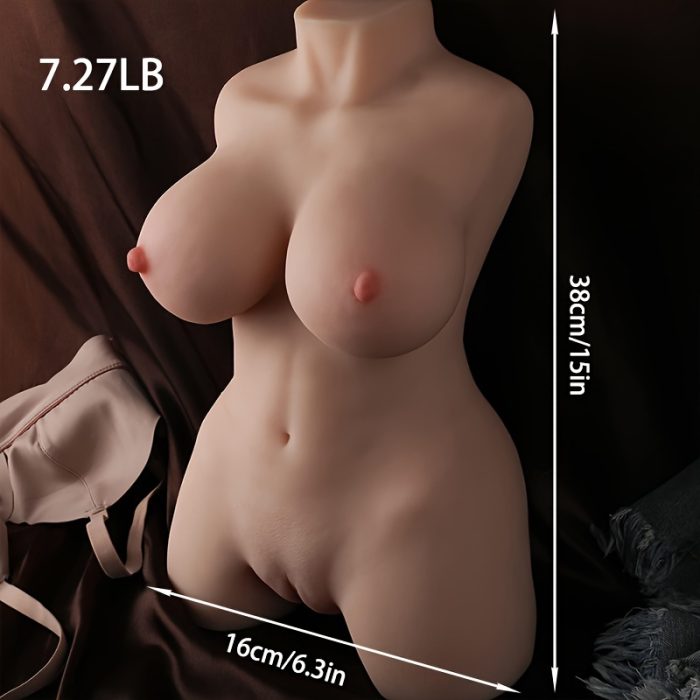 Masturbators for Men 3D Half Doll Vaginal Pocket Big Ass True Size Sexy Torso Masturbator Adult Supplies Realistic Vagina - Image 4