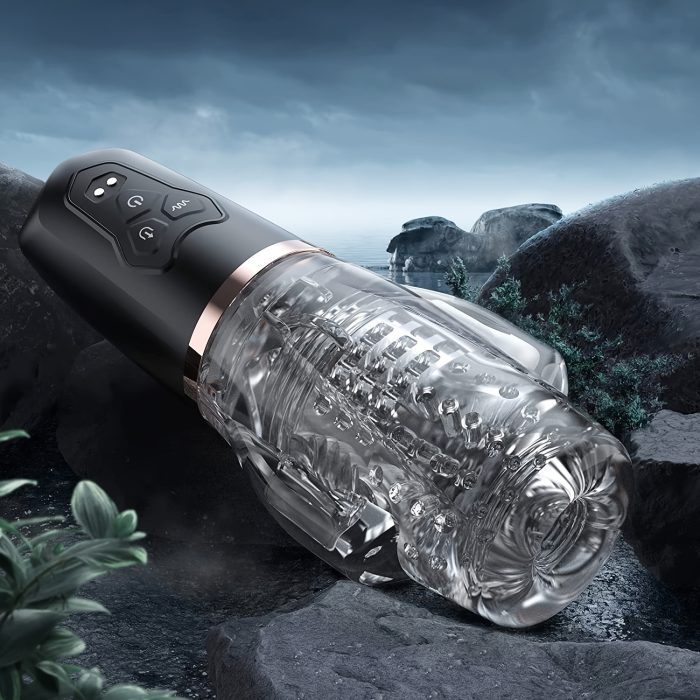 1pc Automatic Male Masturbator Cup, Fully Male Masturbator Sex Toys Pocket Pussy 5 Frequency Sucking, 10 Frequency Vibrating Stimulator Adult Male Sex Toys for Men - Image 7