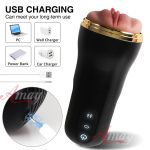 Simulation Electric Plane Cup, Crotch Self-Therapy, TPE Material Cannon Pocket Cat, Soft And Comfortable Material, with 3D Realistic Textured Vaginal Toy, Male Adult Self-Therapy Electric Toy - Image 7