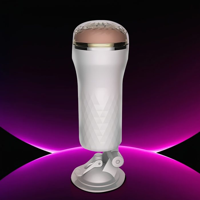 Male Sex Machine, Adjustable Suction Mount Hands-Free Male Sex Toys for Men,  A Male Dildo That Can Be Used On Wall Realistic Vibration Pussy 3D Realistic Texture Pocket Pussy - Image 2