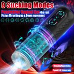 Automatic Male Men -9 Rotary Thrustingu002FSucking Modes, Adult Pocket for Men, Male Massage Cup for Stimulation for Couples, Male Stroker Male Masturbation Toy Men'S Men, Gay