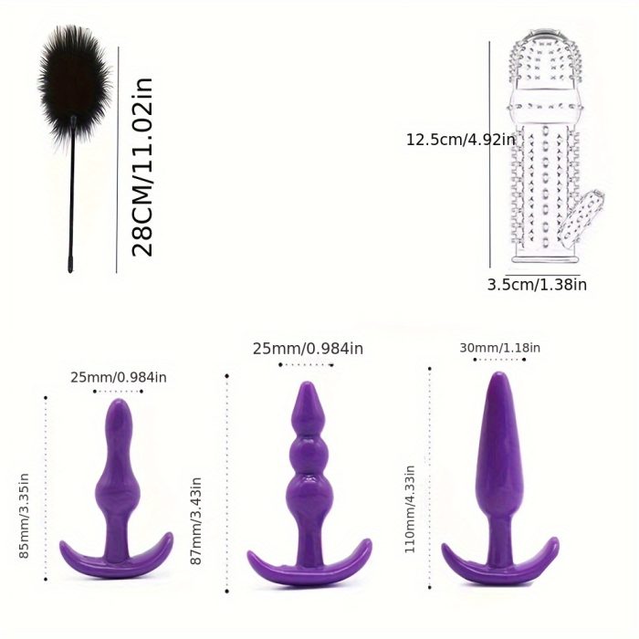 Bondage Kit 29pcs Bondage Kit - Bed Bondage Sex Toys for Women and Couples - Cuffs Blindfolded Spanking Clap Black - Image 9