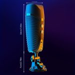 Male Sex Machine, Adjustable Suction Mount Hands-Free Male Sex Toys for Men,  A Male Dildo That Can Be Used On Wall Realistic Vibration Pussy 3D Realistic Texture Pocket Pussy - Image 9