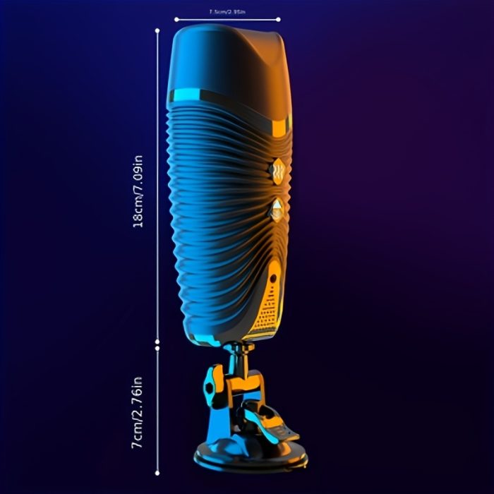 Male Sex Machine, Adjustable Suction Mount Hands-Free Male Sex Toys for Men,  A Male Dildo That Can Be Used On Wall Realistic Vibration Pussy 3D Realistic Texture Pocket Pussy - Image 9