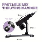 Dildo -  Sex Machine With Accessories, Up To 8 Accessories, Sex Machine For Women Thrusting Machines, Thrusting Dildo Machine With Attachments & 3XLR Connector For Women - Image 9