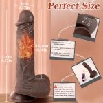 Dildo - Rotating, Heated 3-in-1 Extendable Thrusting Dildo Vibrator For Anal, Clitoral, And G-spot Stimulation, With 9 Extension Modes And 9 Vibration Modes, Remote Control, Female-specific Sex Toy, Toy For Women And Couples - Image 4