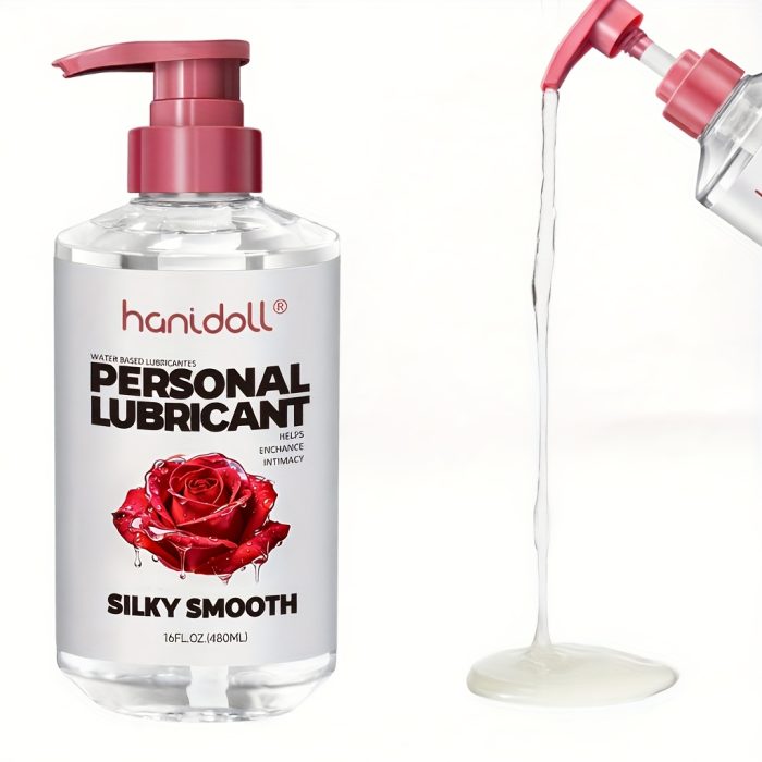 16 FL.OZ. Hanidoll Silky Smooth Water-Based Lubricant | Hypoallergenic & Unscented Personal Lube For Sensitive Skin | Long-Lasting, Easy Clean-Up Formula | Safe For Couples, Men & Women | Condom & Toy Compatible, Lubrication Gel For Valentine'S Day - Image 7