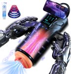 1pc Sex Toy for Men Male Masturbators - Sex Toys Hands Free Pocket Pussy with 4.72inch Thrusting Distance Male Sex Toys Male Stroker Masturbator with Phone Stand & Foldable Handle, Machine - Image 3
