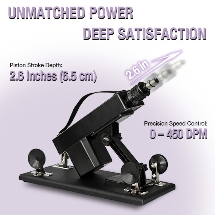 Dildo - Additions Available for Separate Purchase, Sex Machine, Up to 8 Additions, Sex Machine for Women Thrusting Machines, Thrusting Dildo Machine with Attachments And 3XLR Connector for Women/Men - Image 4