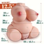 Realistic Brown BBW Sex Dolls Male with J - Cup Breast Butterfly Labia, Lifelike Pocket Pussies Masturbators Mens Sex Toy for Men Orgasm, Torso Sex Dolls - Image 9