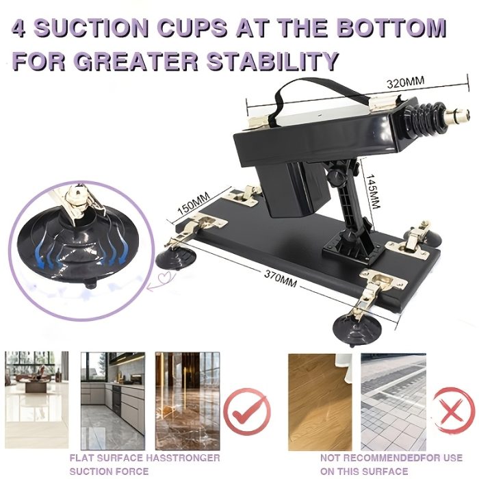 Dildo - Additions Available for Separate Purchase, Sex Machine, Up to 8 Additions, Sex Machine for Women Thrusting Machines, Thrusting Dildo Machine with Attachments And 3XLR Connector for Women/Men - Image 10