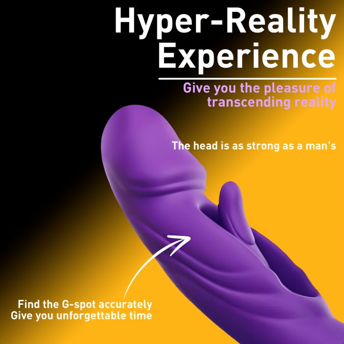 5 Tongue Licking, 7 Pulling & Slapping, 7 Vibration Modes Female Electric Masturbation Device | Oral & Tongue Licking Vibrator, Artificial Penis, Clitoral G-spot Stimulation, Waterproof, Dildo - Image 7