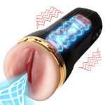 Simulation Electric Pocket Pussies, Crotch Self-Therapy, TPE Material Cannon Pocket Cat, Soft And Comfortable Material, with 3D Realistic Textured Vaginal Toy, Male Adult Self-Therapy Electric Toy - Image 5