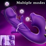 5 Tongue Licking, 7 Pulling & Slapping, 7 Vibration Modes Female Electric Masturbation Device | Oral & Tongue Licking Vibrator, Artificial Penis, Clitoral G-spot Stimulation, Waterproof, Dildo - Image 2